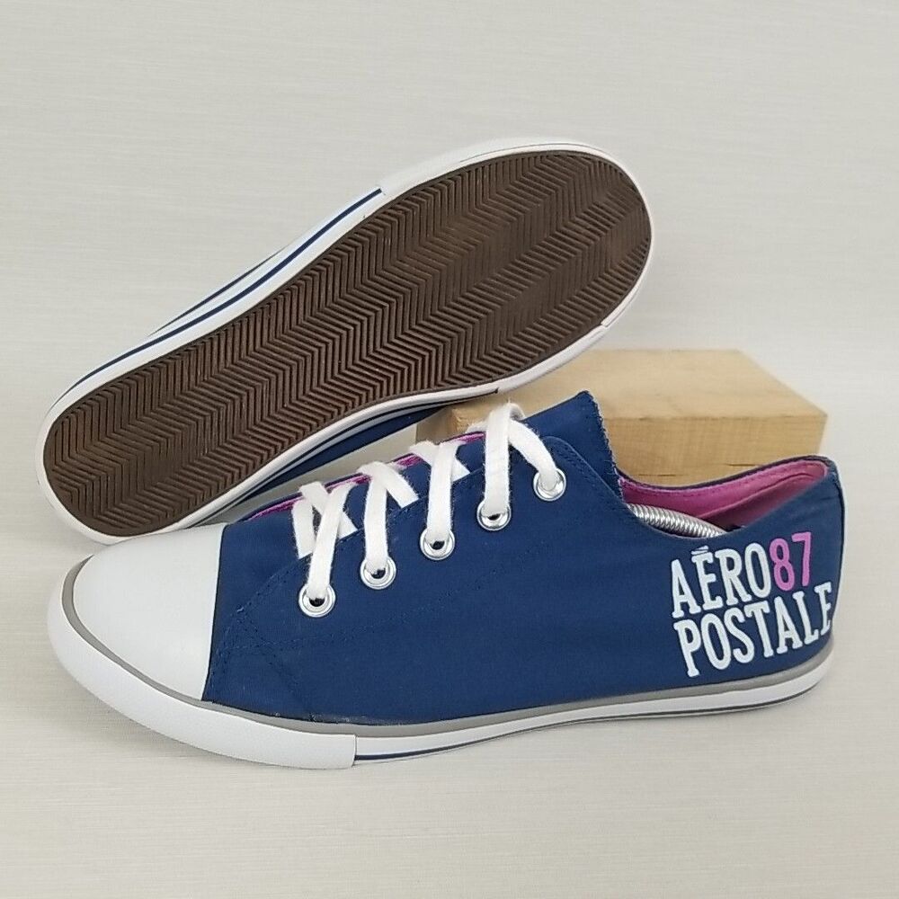 Aeropostale Canvas Flats Women's Size 10 Luna Blue